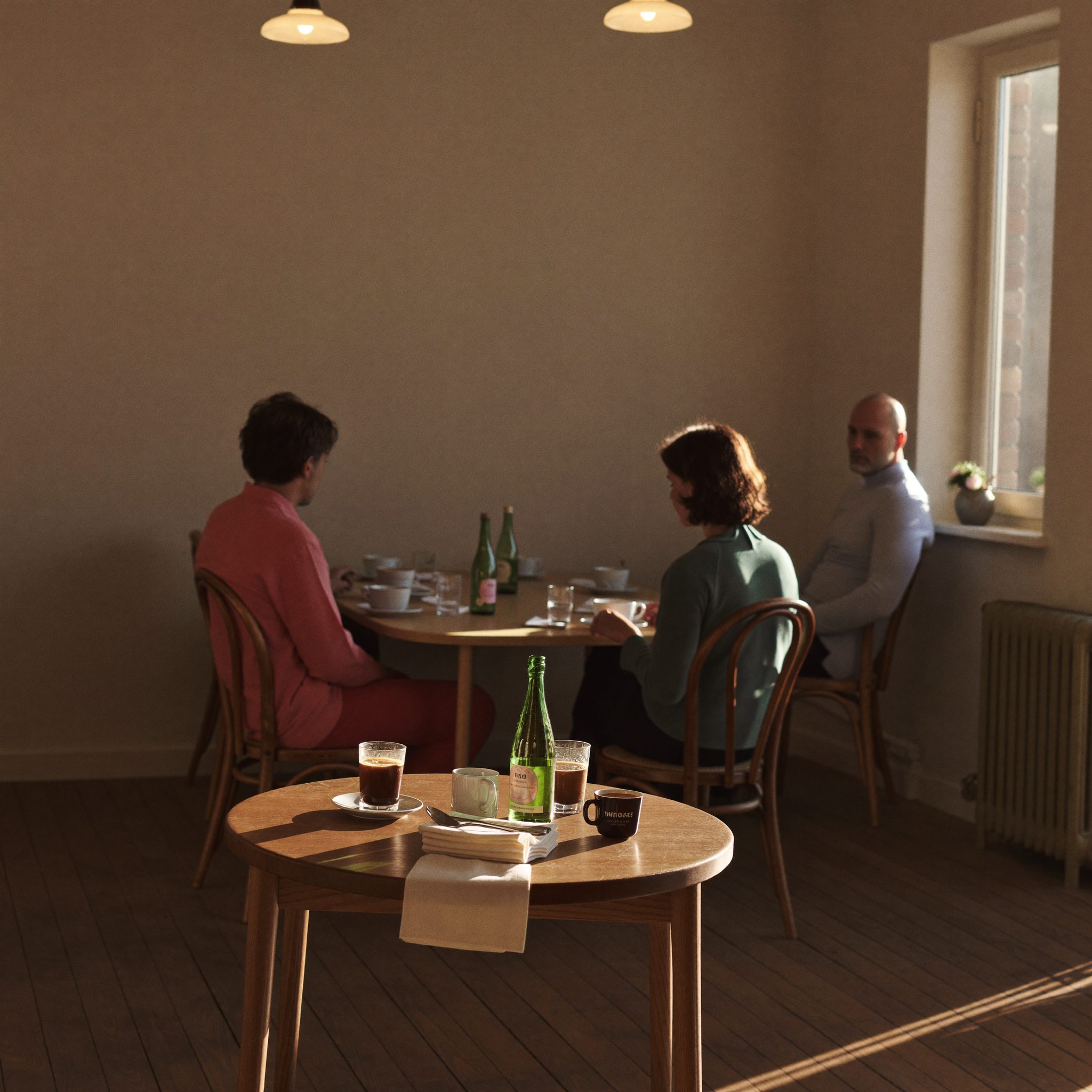 Warm morning light inside a local Cape Town café
