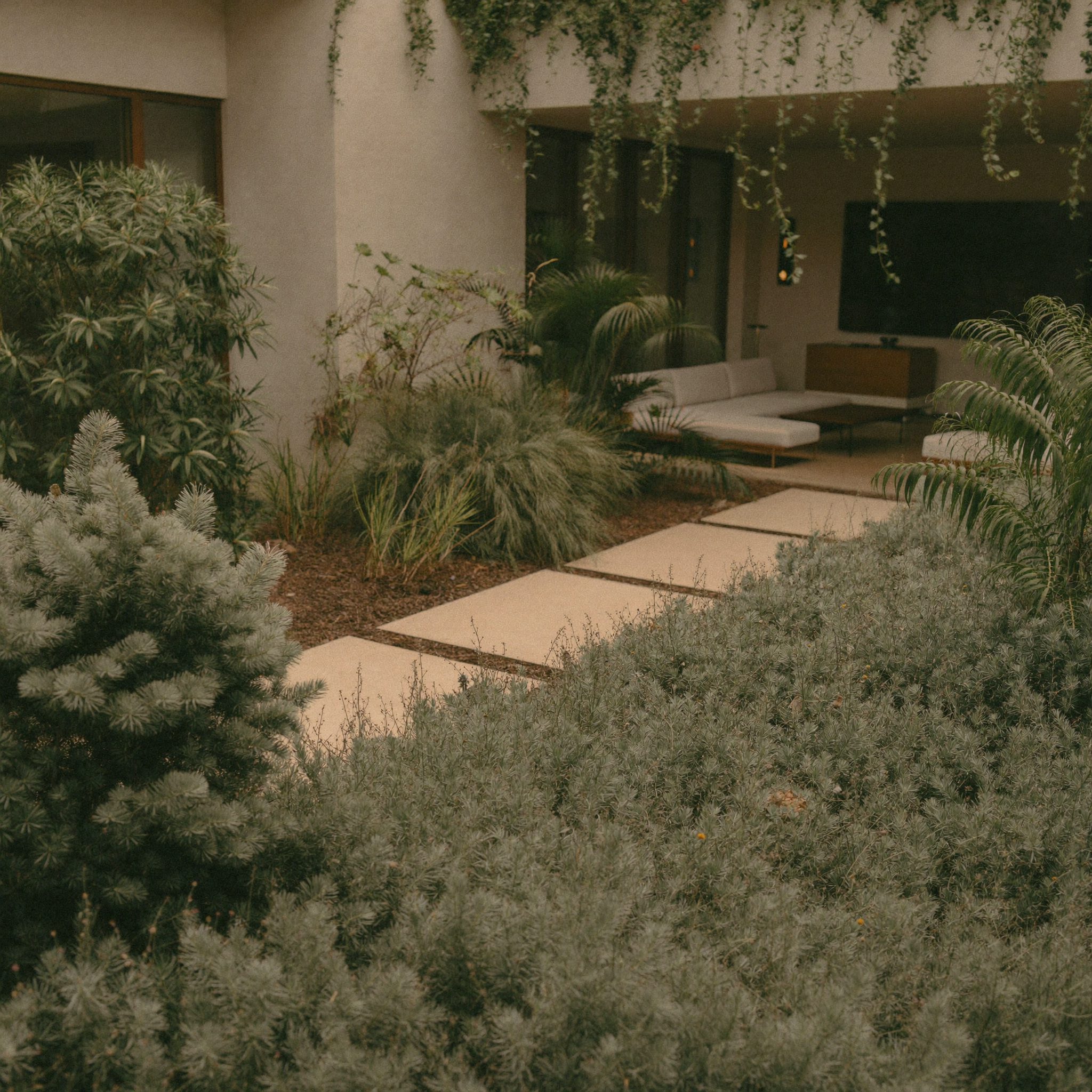 Courtyard garden seating outside the Courtyard Double rooms